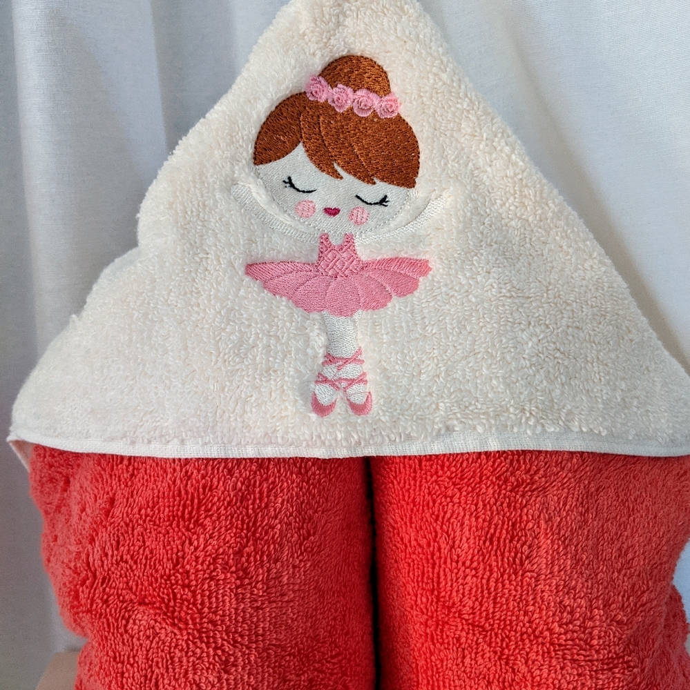 Ballerina Hooded Towel